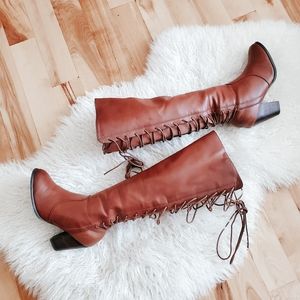 Torrid tall lace up boots